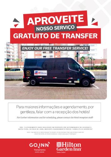 a poster of a van parked in a parking lot at Go Inn Santo André in Santo André