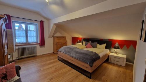 Letto o letti in una camera di Hotel Ferienhaus Fux
