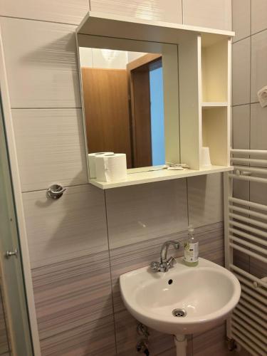 A bathroom at Apartments Ivanković Medjugorje
