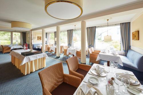 Χώρος καθιστικού στο Waldhotel Bärenstein