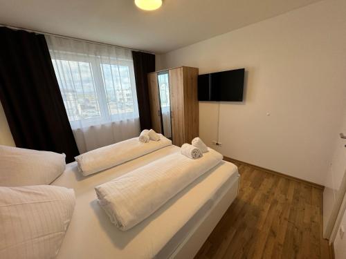 Kern Apartmentsにあるベッド