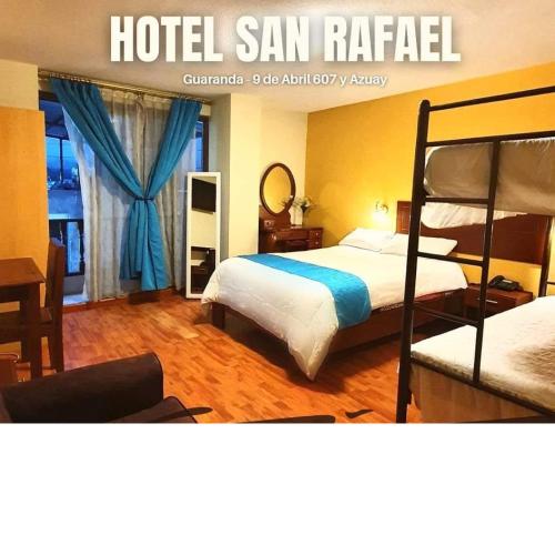Ένα ή περισσότερα κρεβάτια σε δωμάτιο στο San Rafael Hotel