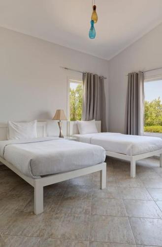 White Villa with open lagoon view