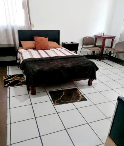Postel nebo postele na pokoji v ubytování Habitación Mar