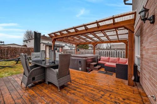 Гостиная зона в Maison et détente à Gatineau