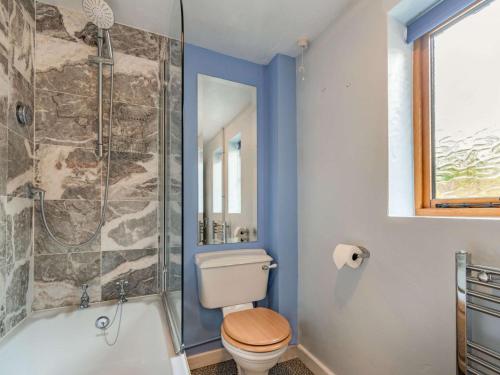a bathroom with a toilet and a shower at 2 bed in Hadleigh 87956 