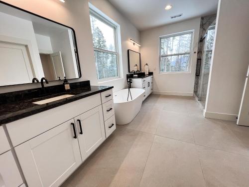 Køkken eller tekøkken på Paradise Pines