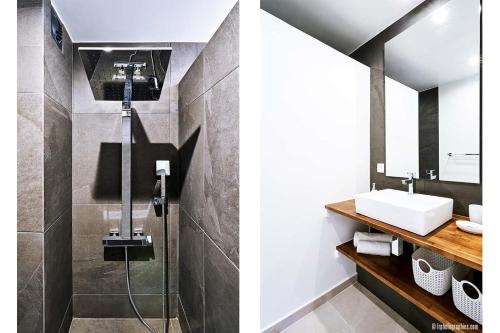 Ένα μπάνιο στο T2 Cosy a 100m de la plage, Saint-Pierre, Luma Appart