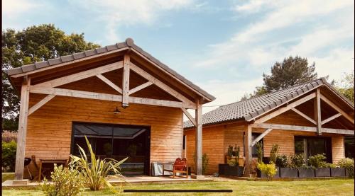 CHALET MONTANA - AU COTTAGE DU MEDOC - Proche de BORDEAUX