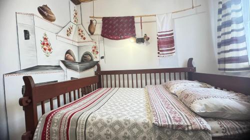 Posteľ alebo postele v izbe v ubytovaní Ukrainochka koteg