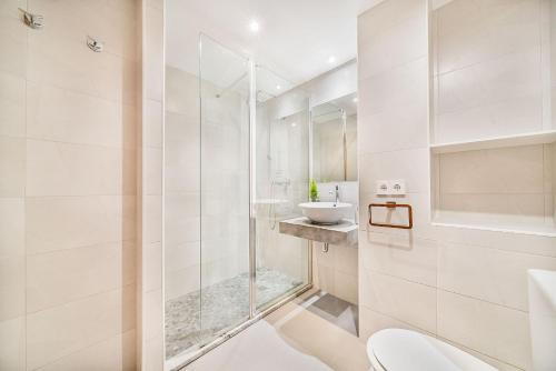 Koupelna v ubytování Apartamentos Bressol