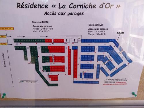 une carte du campus de la condunta de otacion dans l'établissement Studio à 50 m de l'océan, à Saint-Hilaire-de-Riez