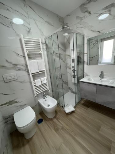 Koupelna v ubytování B&B La Terrazza Polifrone