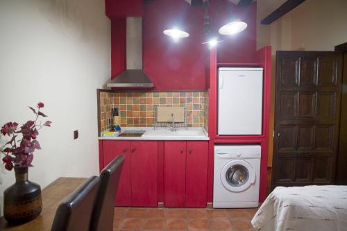 Apartamentos El Canonigo de Teruel tesisinde mutfak veya mini mutfak