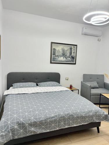 Lova arba lovos apgyvendinimo įstaigoje Tirana View Apartments