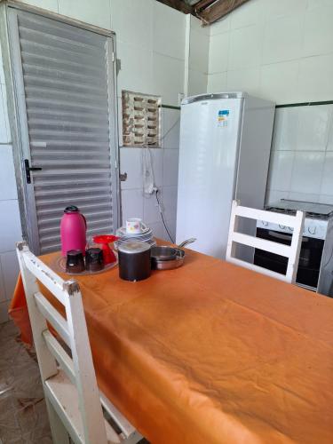 Dapur atau dapur kecil di Morada Dona Sinforoza