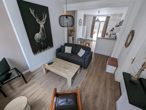 Posezení v ubytování "La cour du Noble" Hyper centre et au calme cour privative parking à proximité