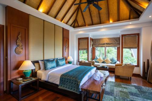 Ένα ή περισσότερα κρεβάτια σε δωμάτιο στο Villa ZeniMo