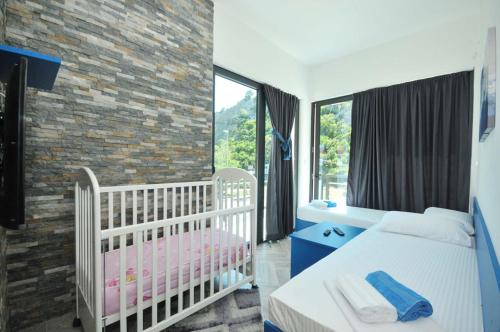 Postel nebo postele na pokoji v ubytování Apartments A Čanj