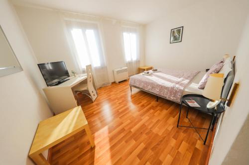 TV a/nebo společenská místnost v ubytování Casa Zen