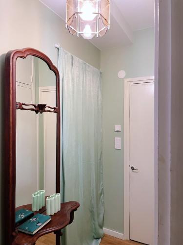 Ванная комната в Värikäs koti lähellä keskustaa