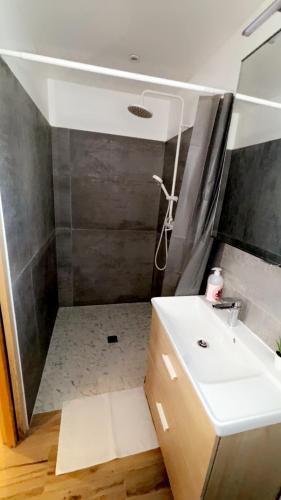 Bilik mandi di Chambre le Petit Olivier