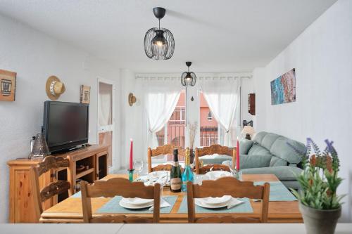 TV a/nebo společenská místnost v ubytování NFN Apartment Los Hidalgos Golf