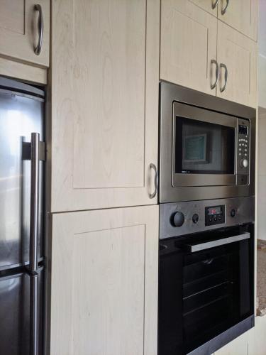 Η κουζίνα ή μικρή κουζίνα στο Apartamento en la playa