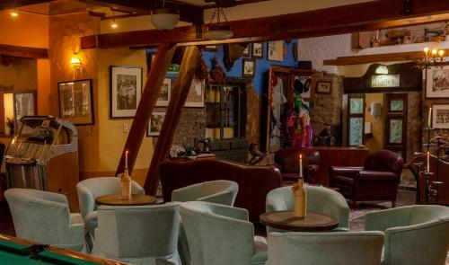Χώρος καθιστικού στο Hotel La Posada de San Antonio