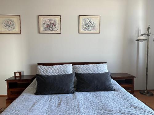 Posteľ alebo postele v izbe v ubytovaní apartament Mysłowice