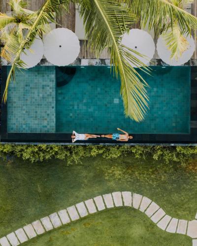 Πισίνα στο ή κοντά στο Lempuyang Boutique Hotel