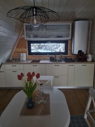 Una cocina o zona de cocina en Aret House