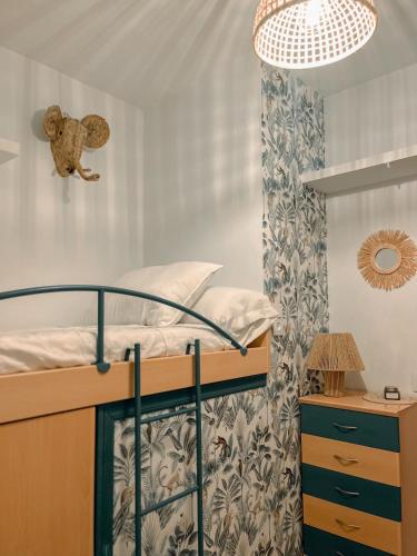 Katil atau katil-katil dalam bilik di Casa Almonte
