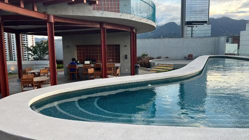 Swimmingpoolen hos eller tæt på Orbitas Eco Natural iconnia 515 sabana norte Costa Rica San José