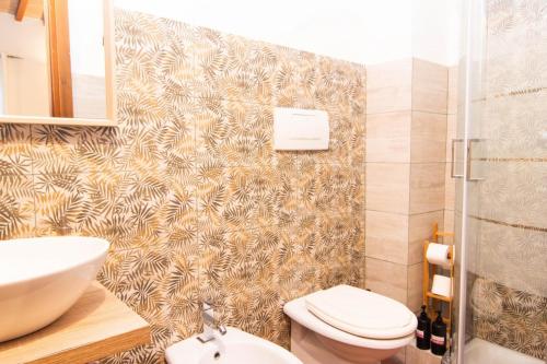 Phòng tắm tại La Locanda Di Giada e Giorgia