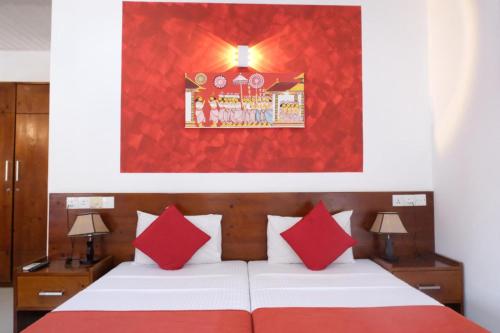 Postel nebo postele na pokoji v ubytování My City Hotel