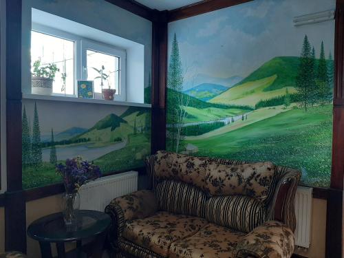 Posezení v ubytování Guest House U Sester