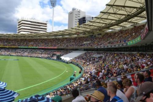 a crowd of people in a stadium watching a tennis game at Comfy Character QLD’r ~ 3Bed Self-Contained-Upstairs House w/Parking ~ Woolloongabba in Brisbane