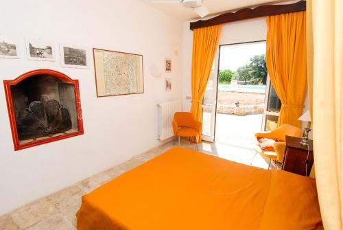 Postel nebo postele na pokoji v ubytování Masseria Terramare