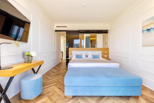 Postel nebo postele na pokoji v ubytování Hotel Abner's