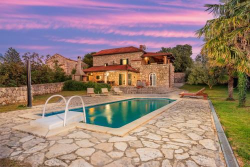 Villa Karlo - Sabljići - Island of Krk - traditional stone villa with pool