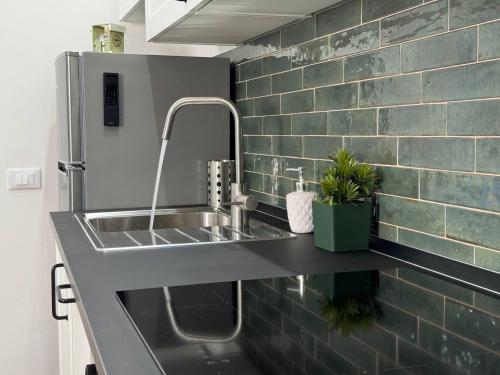 Kuchyň nebo kuchyňský kout v ubytování Piombino Apartments - Casa Chiassatello