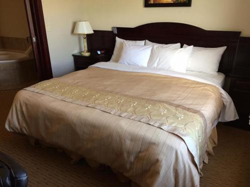 Ένα ή περισσότερα κρεβάτια σε δωμάτιο στο Days Inn by Wyndham Athabasca