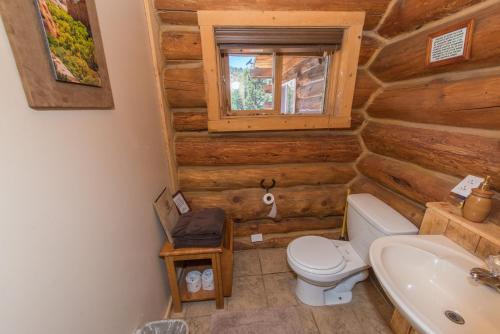 Bilik mandi di Boulder Mountain Guest Ranch