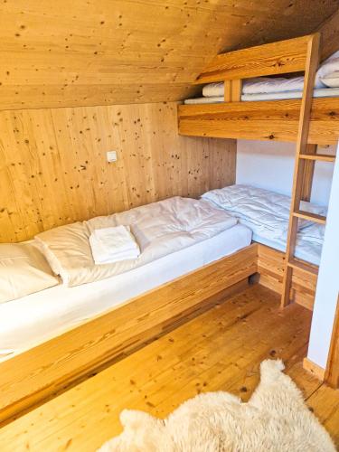 Cama o camas de una habitación en Kreischberg 14b - Chalet direkt am Skilift