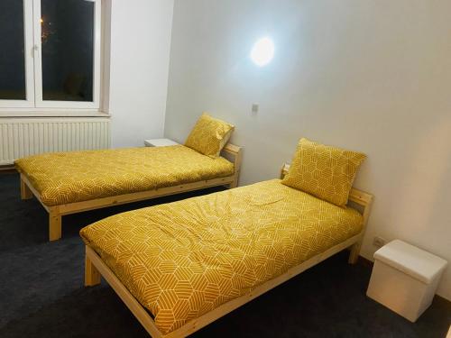 Tempat tidur dalam kamar di Villa luxe