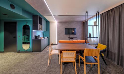 Dapur atau dapur kecil di Novotel Kraków Centrum