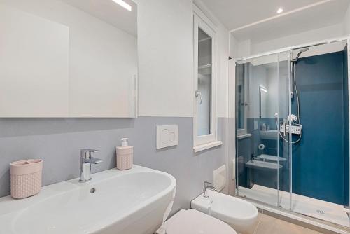 Phòng tắm tại Dal pozzo appartamento