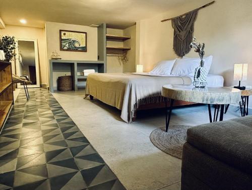 Postel nebo postele na pokoji v ubytování Pachamaya Holistic Wellness & Spa