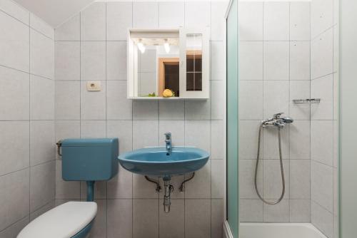 Koupelna v ubytování Apartments Kovačić